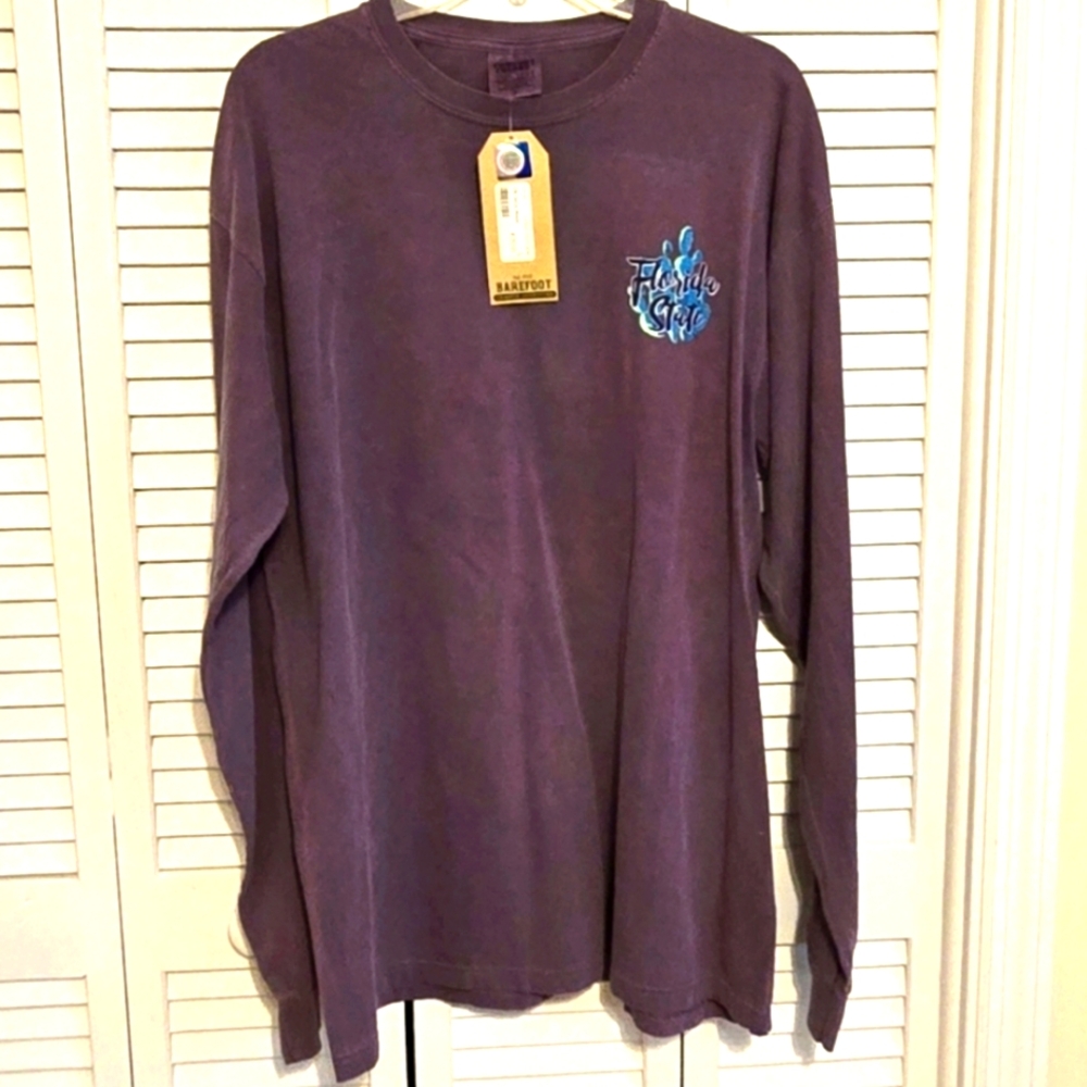 FSU Comfort Colors Women's L Cactus Blossoms Tee NEW
